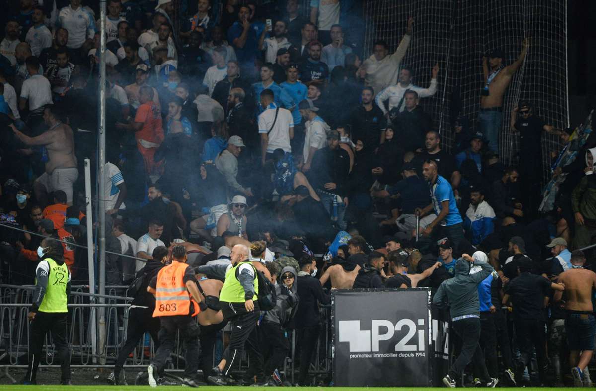 Olympique Marseille bei Angers SCO: Erneut schwere Ausschreitungen in der französischen Ligue 1