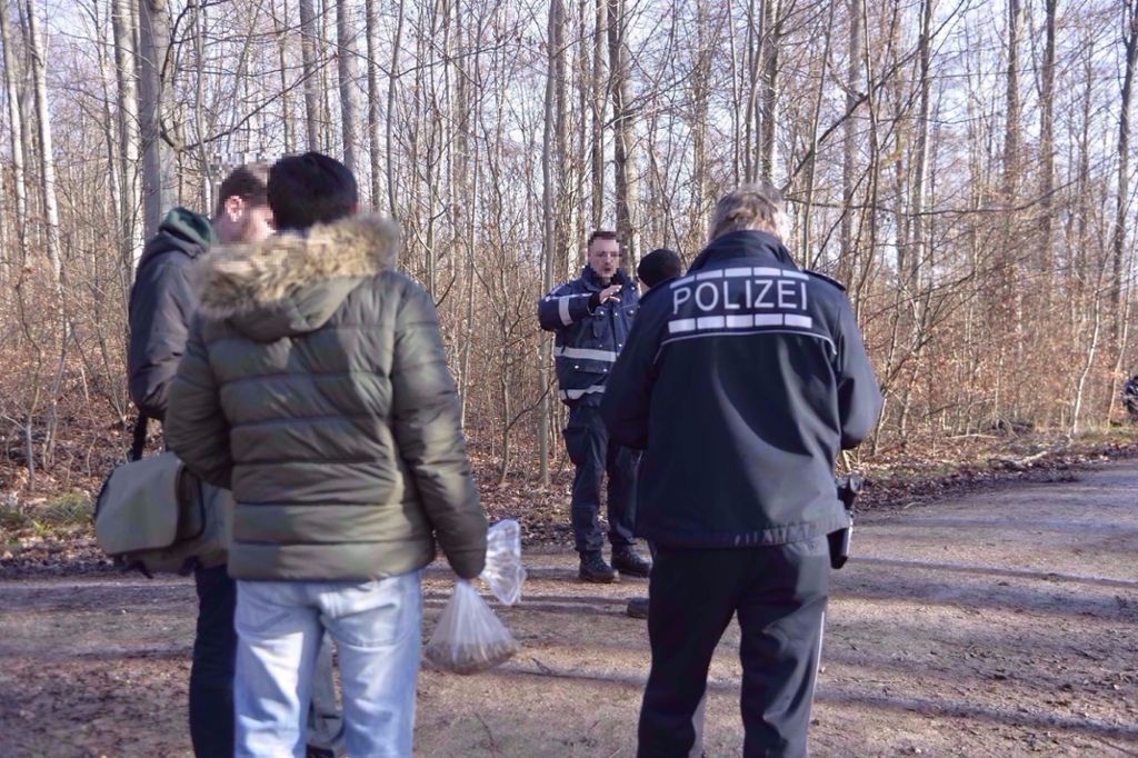 26.1.2016 Seit dem Wochenende hat die Polizei über 1000 Patronen in Plochingen sichergestellt.