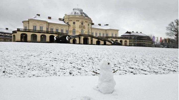In Stuttgart fällt der erste Schnee – die Bilder