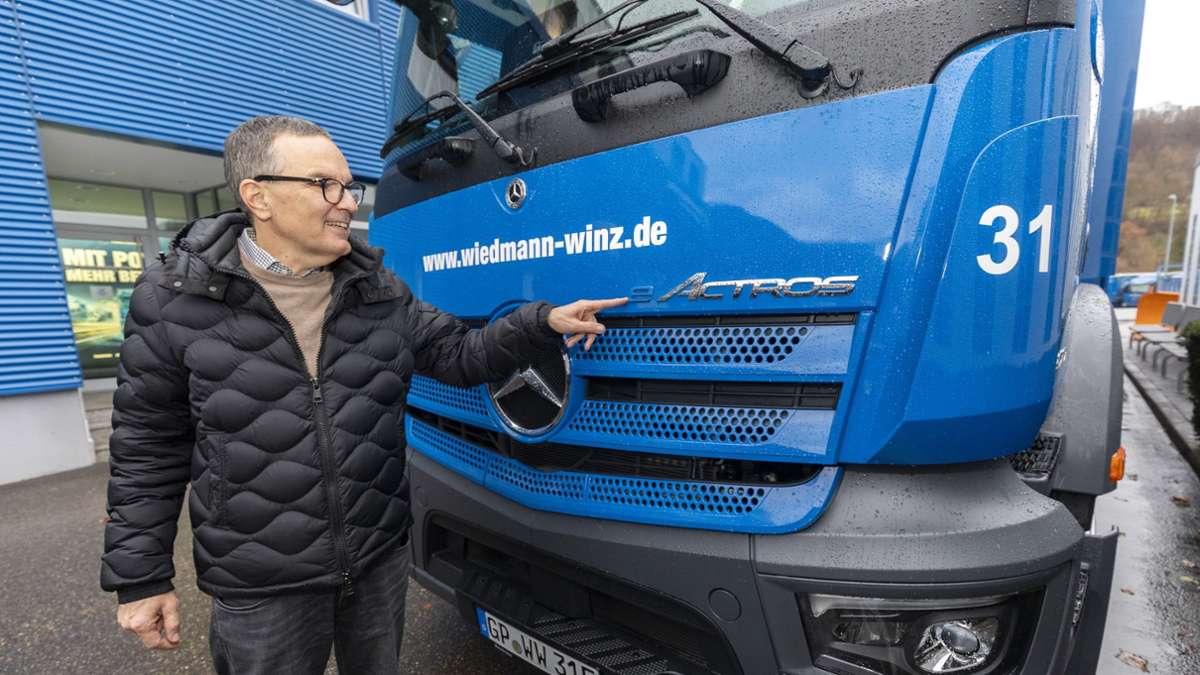 Verkehr der Zukunft: Geislinger Spedition testet Wasserstoff-Truck von Daimler