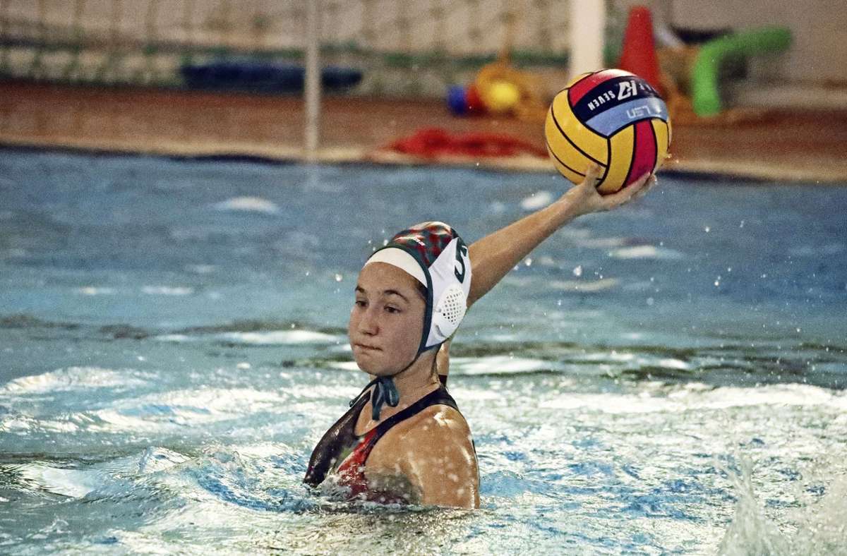 Wasserballerin aus Esslingen: Elena Ludwigs erfolgreiches Nationalteam-Debüt