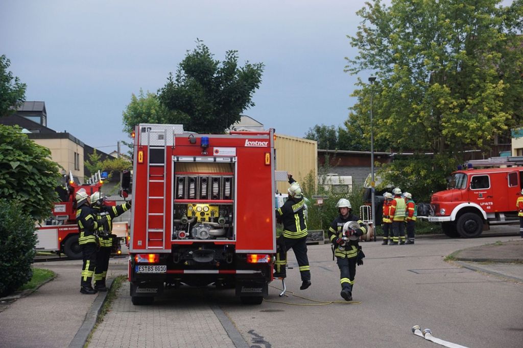 09.09.2017 Ein technischer Defekt verursachte einen Brand in einer Firma in Hochdorf - 70.000 Euro Schaden