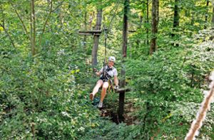 Ausflugstipp in Herrenberg: Aus 13 Metern Höhe fallen lassen