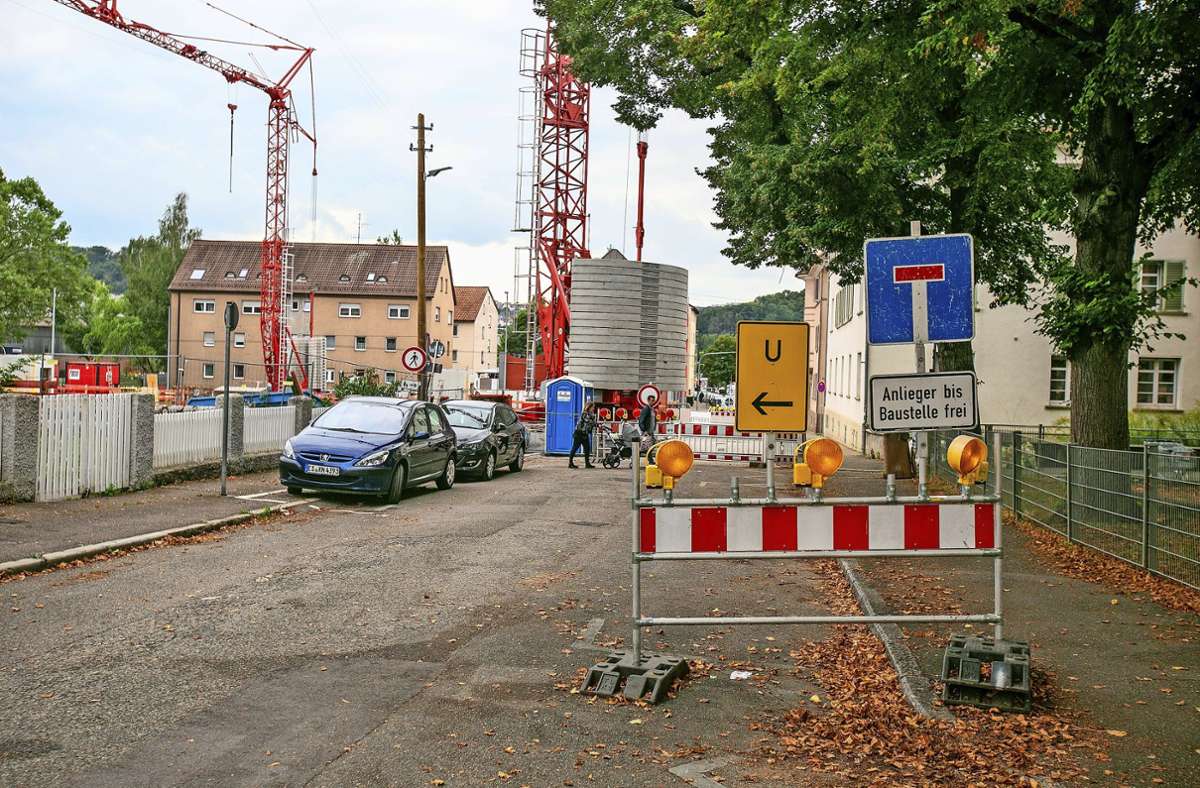 Verkehr in Esslingen: Umleitung durch die Rosenau sorgt für Ärger