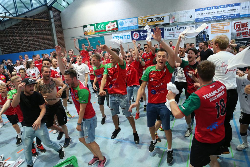 Das Team Esslingen schafft den Aufstieg in die Handball-Landesliga: „Wir haben schön gefeiert“