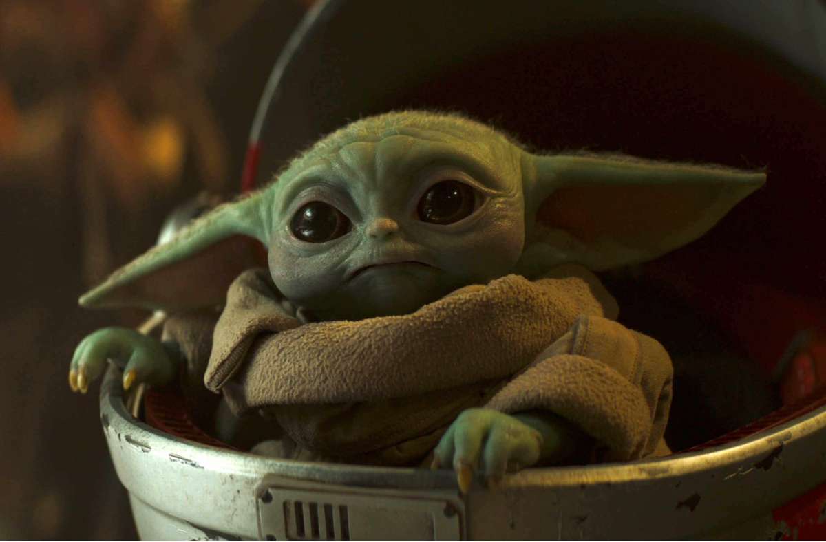 Wieder der eigentliche Star der Serie aus dem „Star Wars“-Universum: Baby Yoda