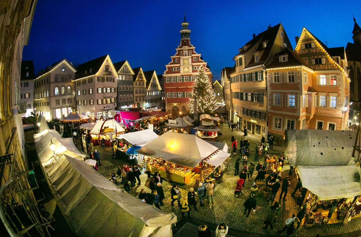 Esslinger Mittelalter- und Weihnachtsmarkt: Das Marktvolk kehrt heim