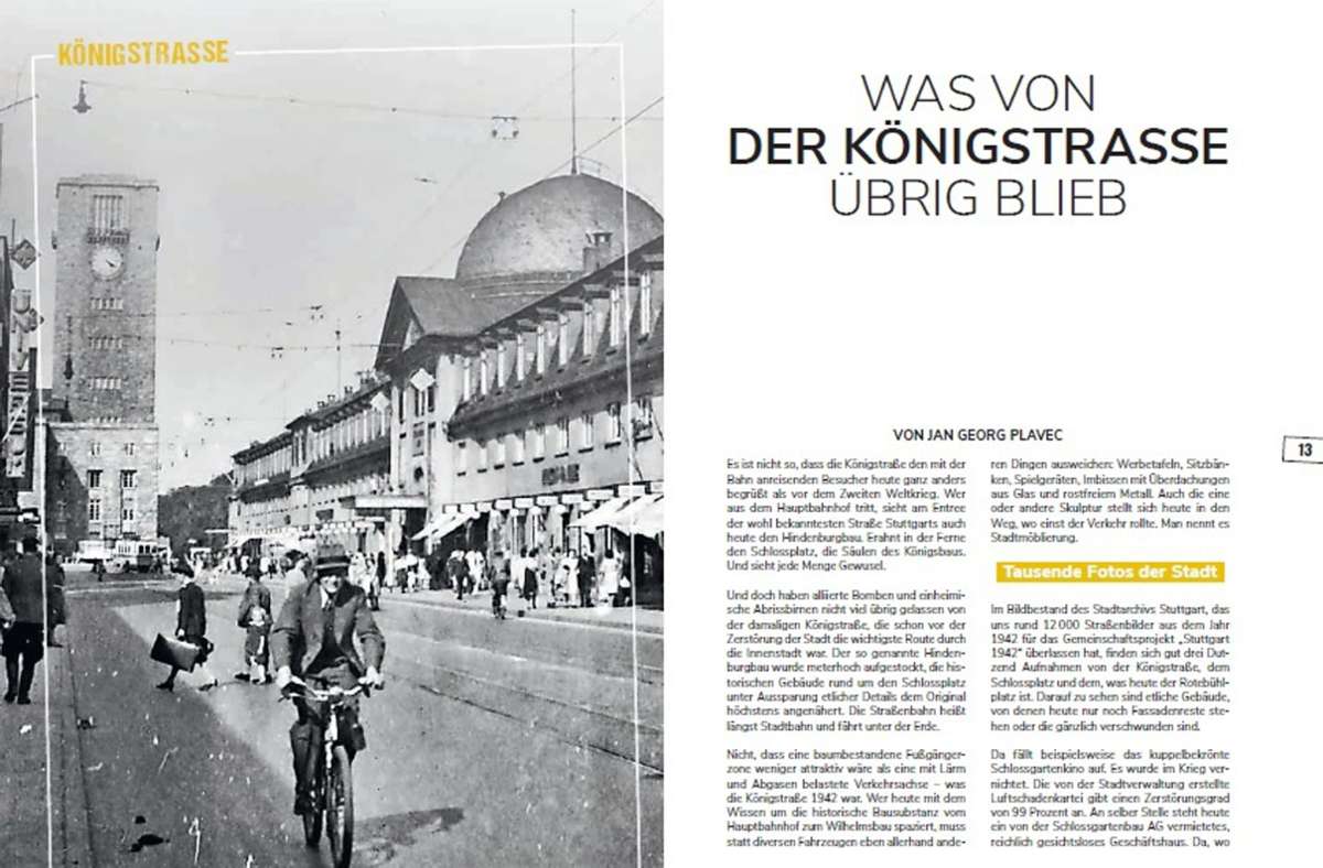 In der Bildergalerie können Sie durch das „Stuttgart 1942“-Magazin blättern.