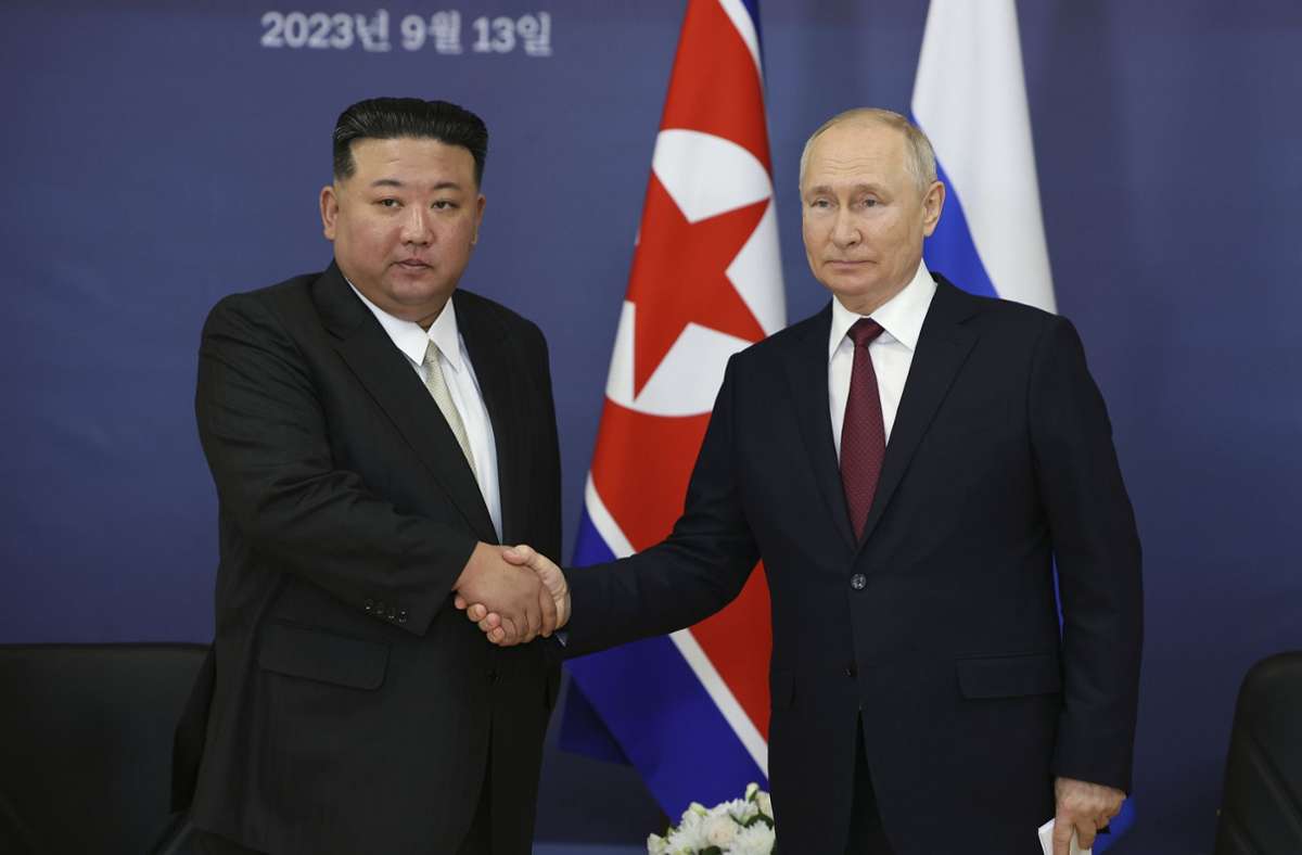 Russland Besuch: Kim verspricht Putin Unterstützung im Krieg gegen die Ukraine