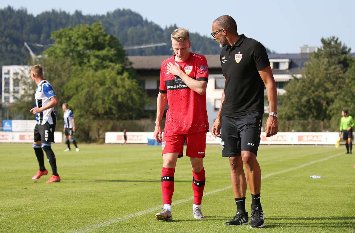 VfB Stuttgart in Kitzbühel: Schock für Neuzugang: Chris Führich erleidet Schlüsselbeinbruch