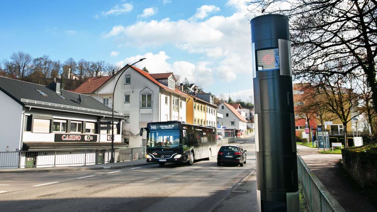 Raser im Visier: Der Kreis Esslingen kassiert mit 43 Blitzersäulen ab