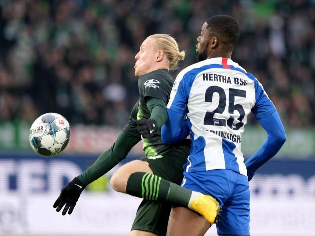 Bundesliga: «Unglaublich wertvoller Dreier»: Hertha siegt in Wolfsburg