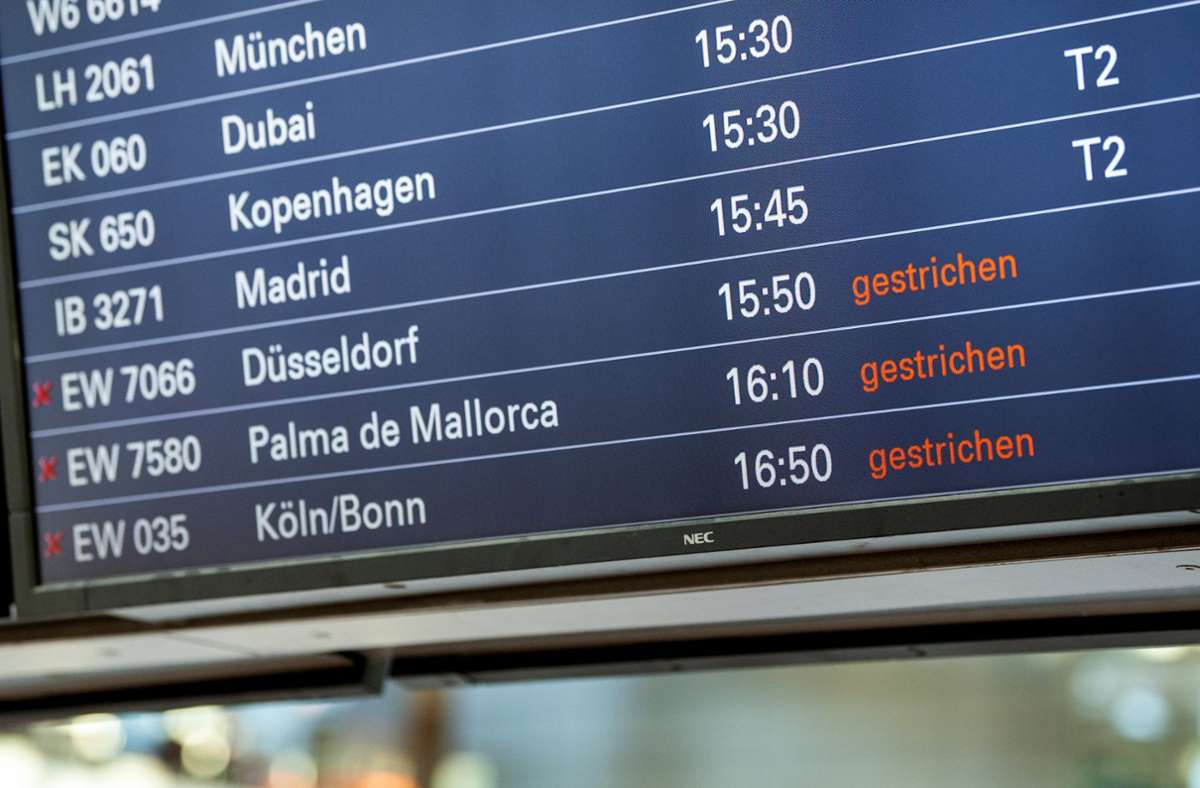 Streik bei Eurowings: Zahlreiche Flugausfälle bei Lufthansa-Tochter
