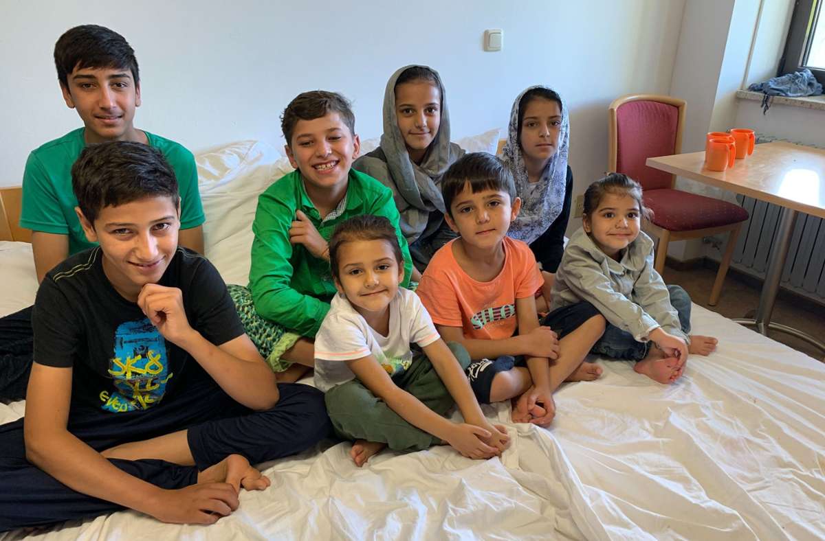 Familie Masoud mit neun Kindern: Die Flucht vor den Taliban endet in Reutlingen