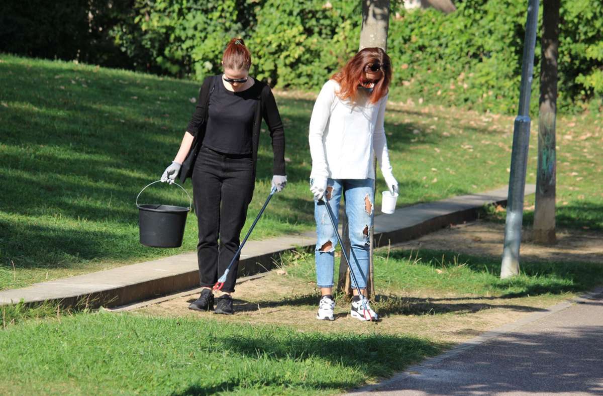 World Cleanup Day in Esslingen: Esslinger räumen ihre Stadt auf