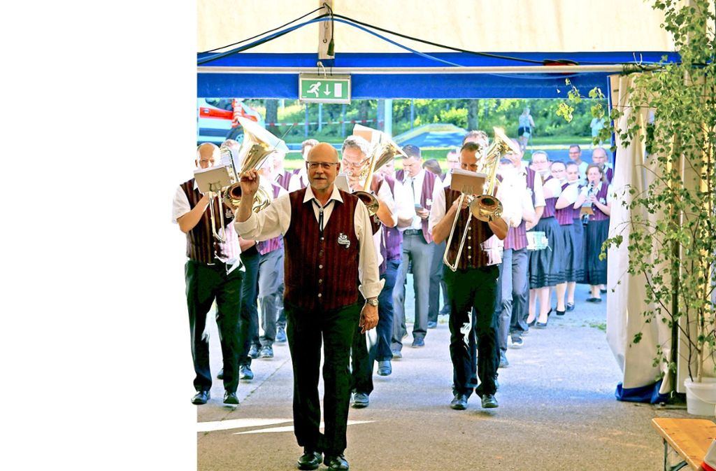 Nächstes Jahr begeht der Verein sein 100-jähriges Bestehen: Musikverein Baltmannsweiler feiert Kirbe