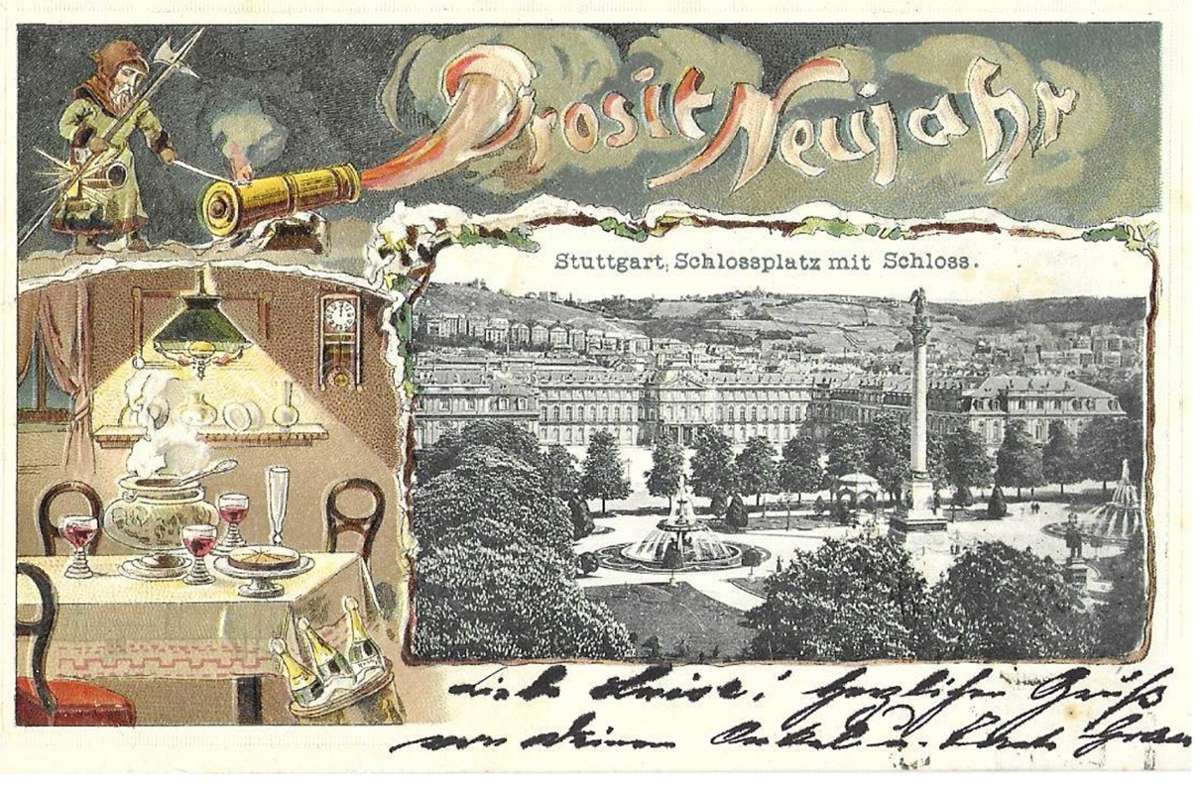 Stuttgart-Album zu Silvesterkarten: Ein Prosit auf das alte Stuttgart!