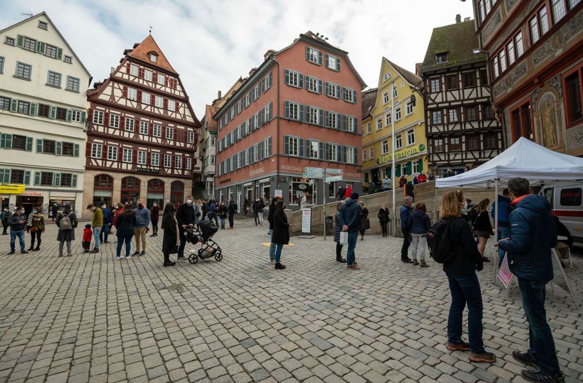 Lockerungen in der Coronavirus-Pandemie: Im Landkreis Tübingen öffnen die Geschäfte