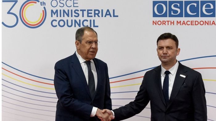 OSZE-Treffen: Unfreundlicher Empfang für Russlands Außenminister
