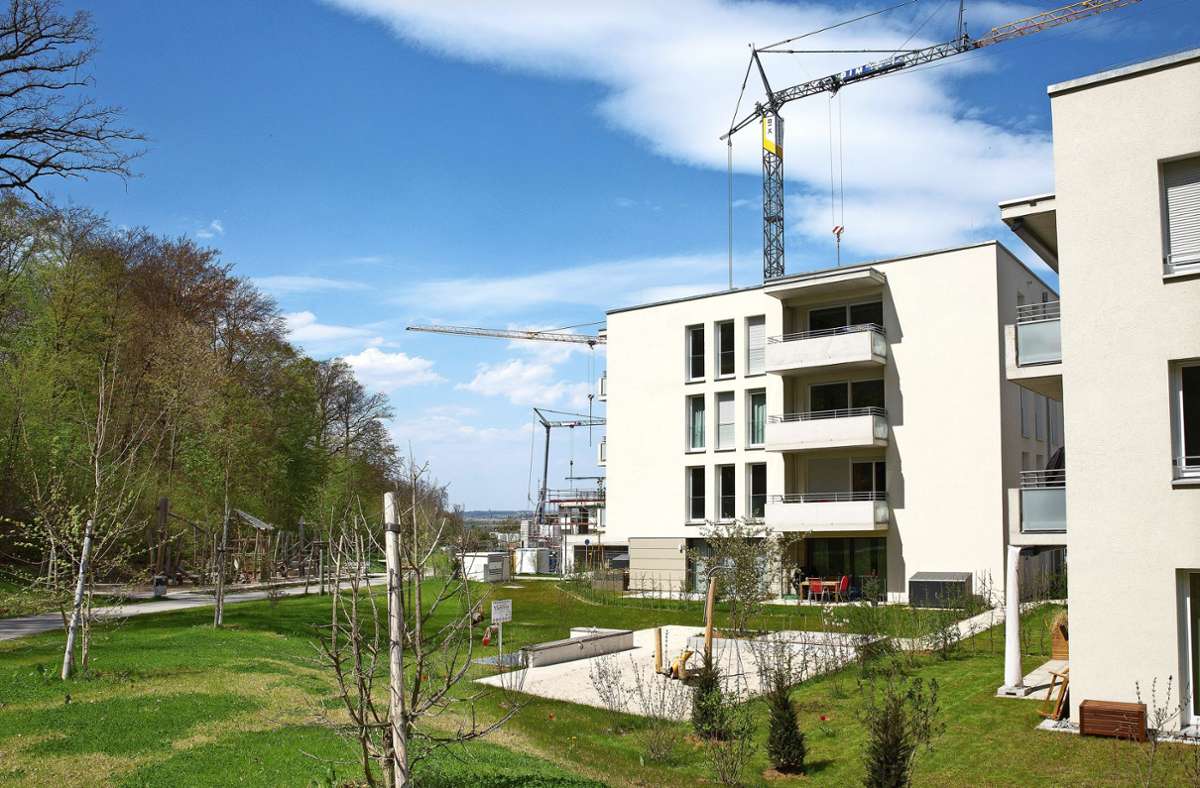 Projekte des Siedlungswerks in den Neuhausener Akademiegärten: Gemeinschaft mit Wohnhöfen