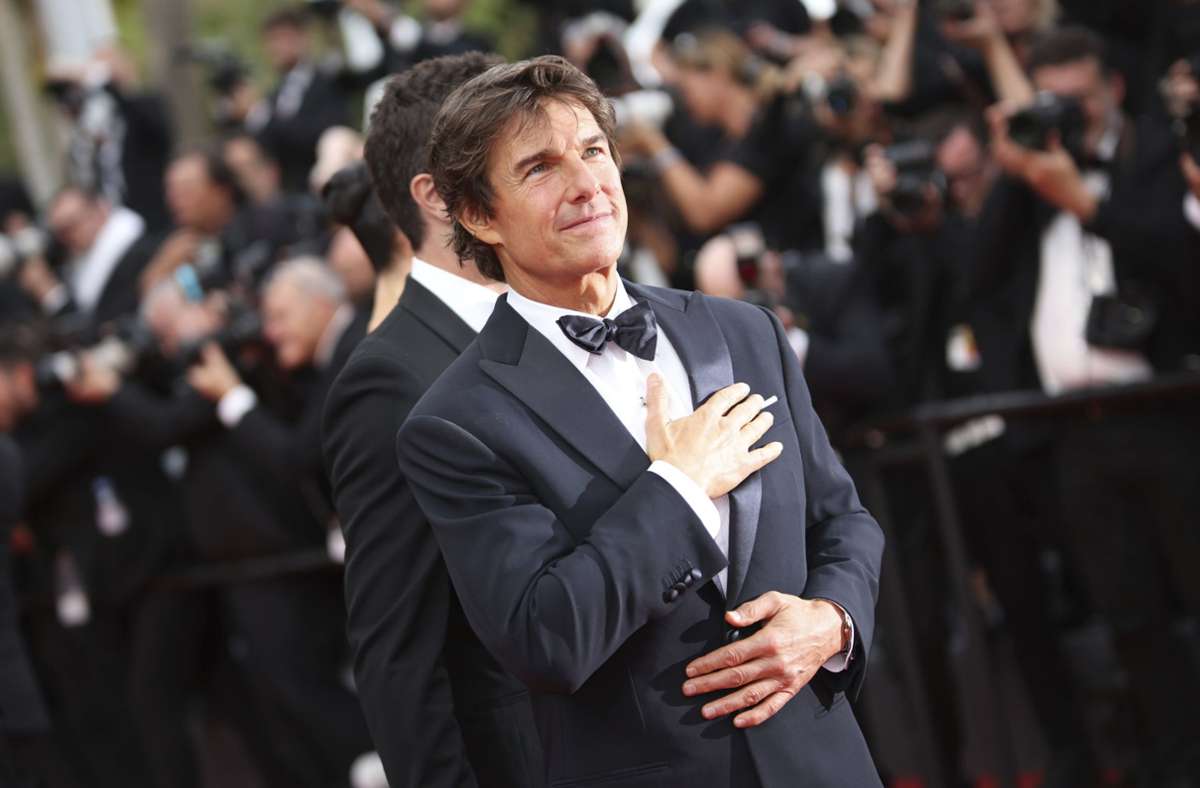 Topstar Tom Cruise  sorgte für großen Rummel und präsentierte seinen neuen Film „Top Gun: Maverick“ .