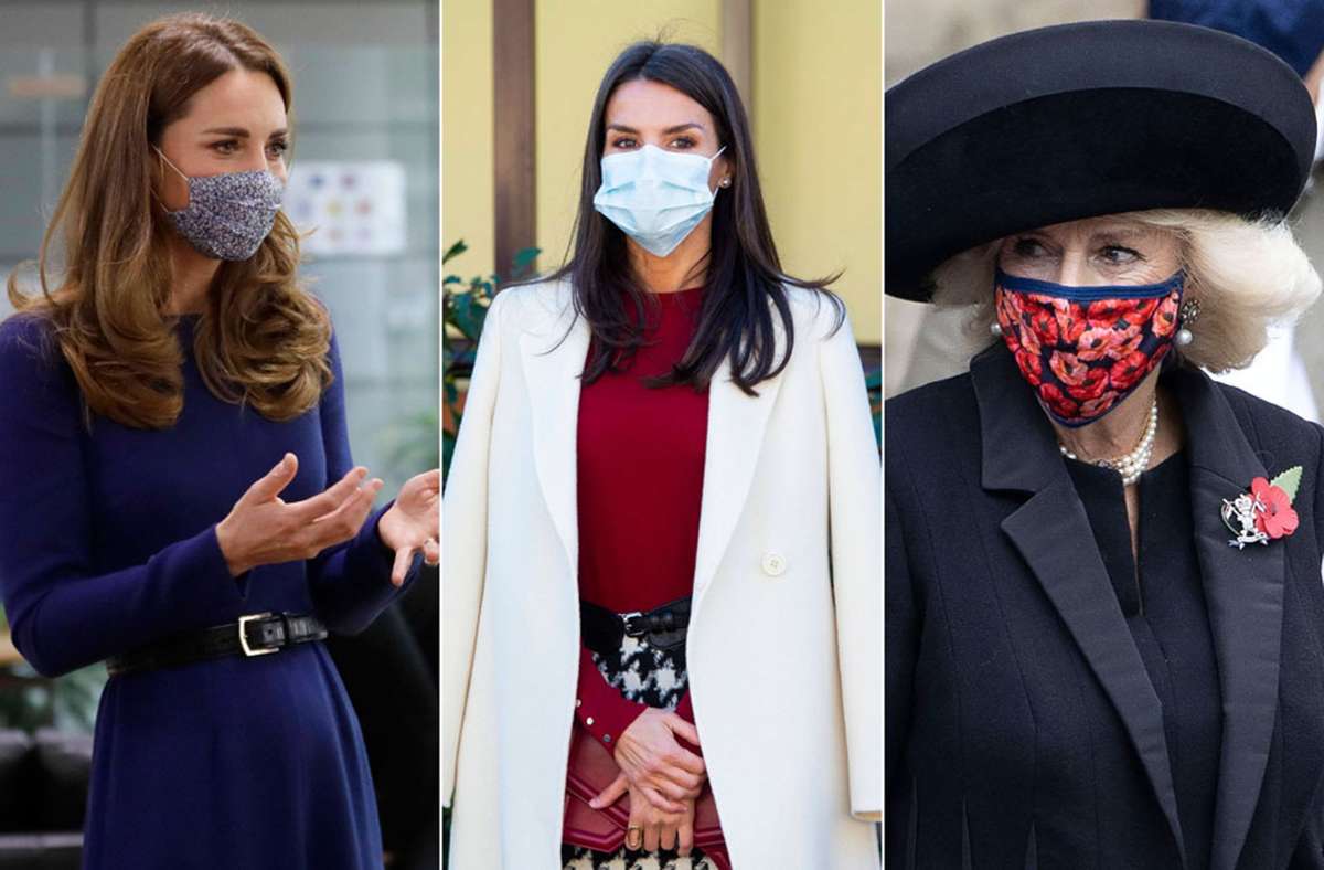 Royals in der Corona-Pandemie: Mundschutz – das tragen die Royals drüber