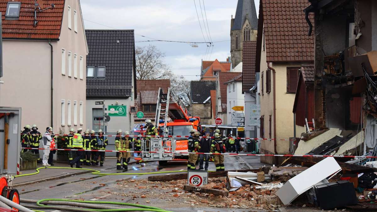 An der Katzenbachstraße kam es zu einer Explosion in einem Wohnhaus.