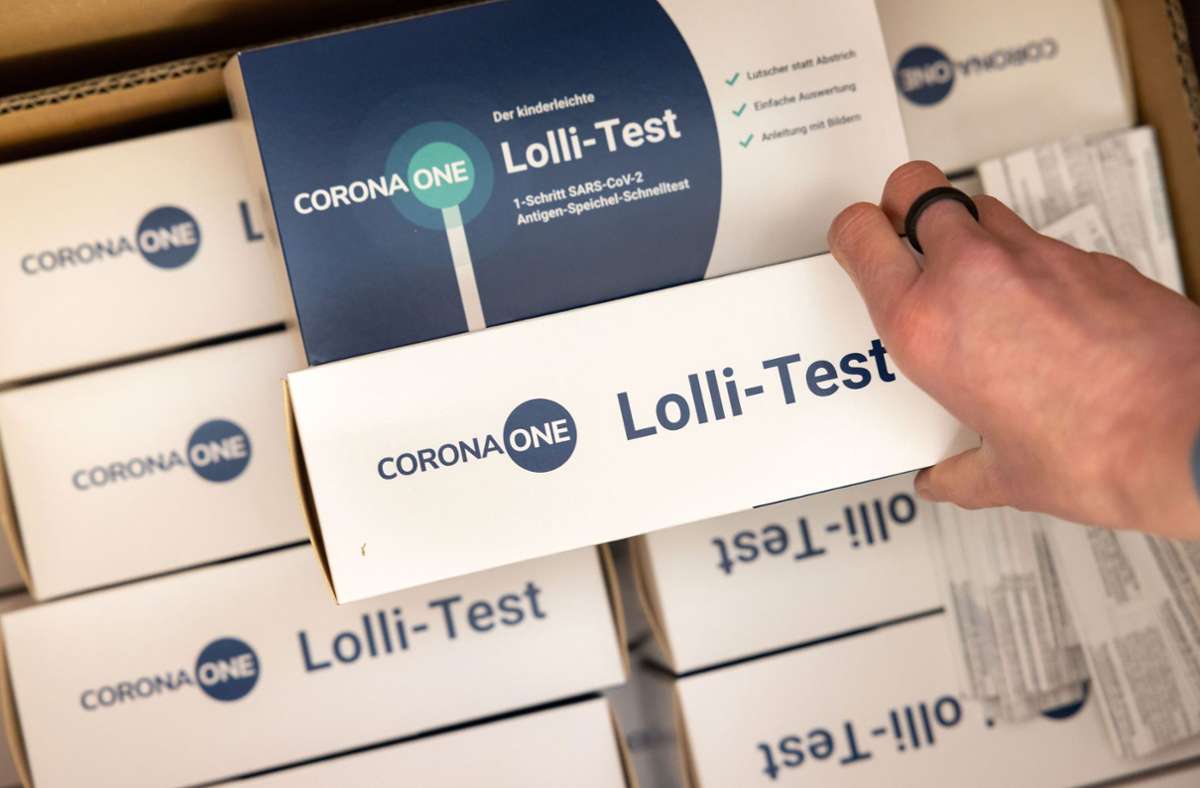 Tests in Stuttgart: 350 000  Lollitests für Kitas