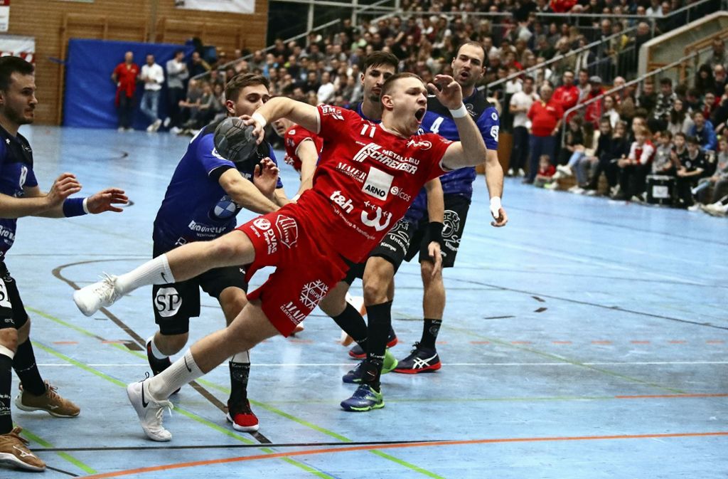 Württembergliga-Handballer gewinnen gegen Unterensingen mit 33:20: Wolfschlugen ist nicht zu bremsen