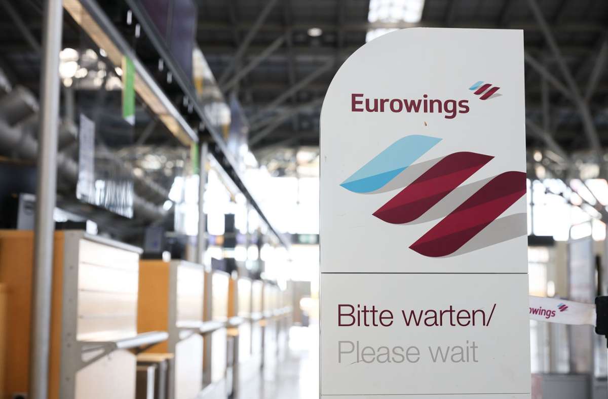 Auch am Mittwoch fallen wieder viele Eurowings-Flüge in Stuttgart aus. Foto: Lichtgut/Leif Piechowski/Leif Piechowski
