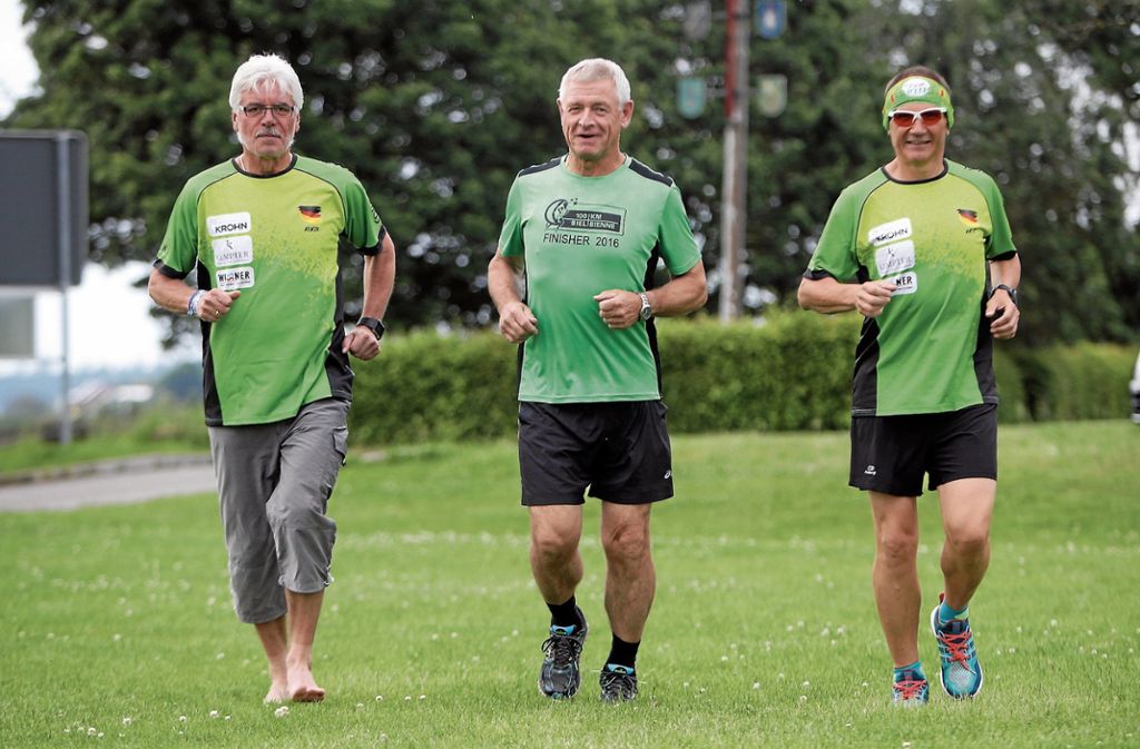 Drei Läufer vom TSV Lichtenwald nehmen am Deutschlandlauf teil: Von Sylt bis auf die Zugspitze