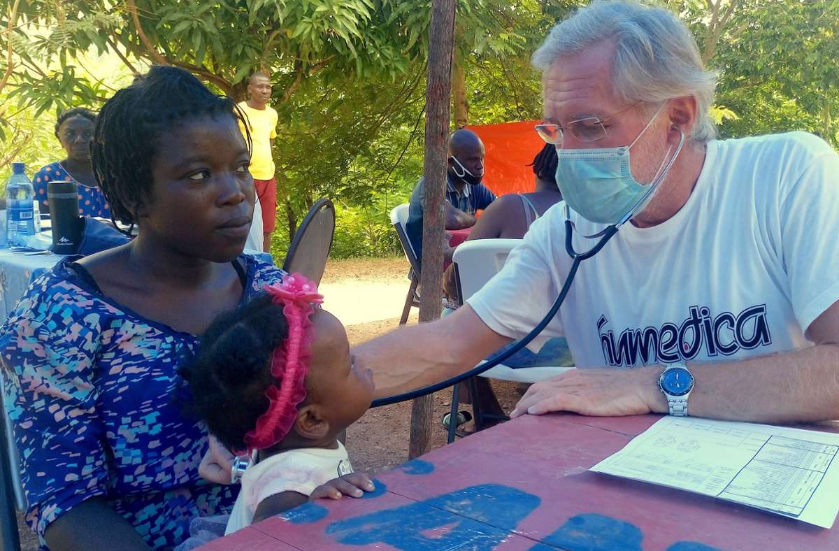 Einsatz in Haiti: Der Stuttgarter Frauenarzt Rüdiger Wischert war mit einer humanitären Hilfsorganisation vor Ort. Foto: Privat/Rüdiger Wischert
