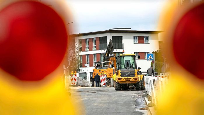 Öffentlicher Nahverkehr in Ostfildern: Baustelle an der Nellinger Stadtbahn wird früher fertig