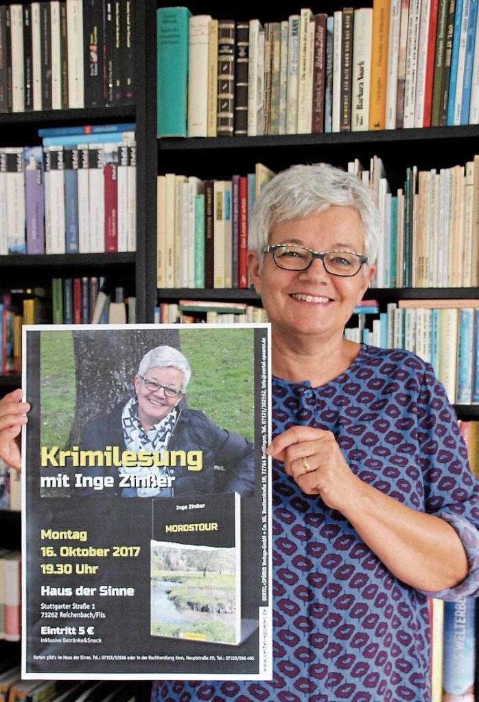 HOCHDORF:  Inge Zinßer veröffentlicht mit „Mordstour“ ihren zweiten Kriminalroman: Mord auf der idyllischen Alb