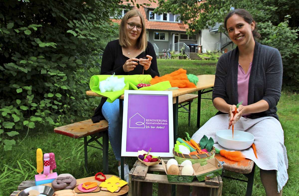 Spenden in  Hochdorf: Häkeln und filzen für den guten Zweck