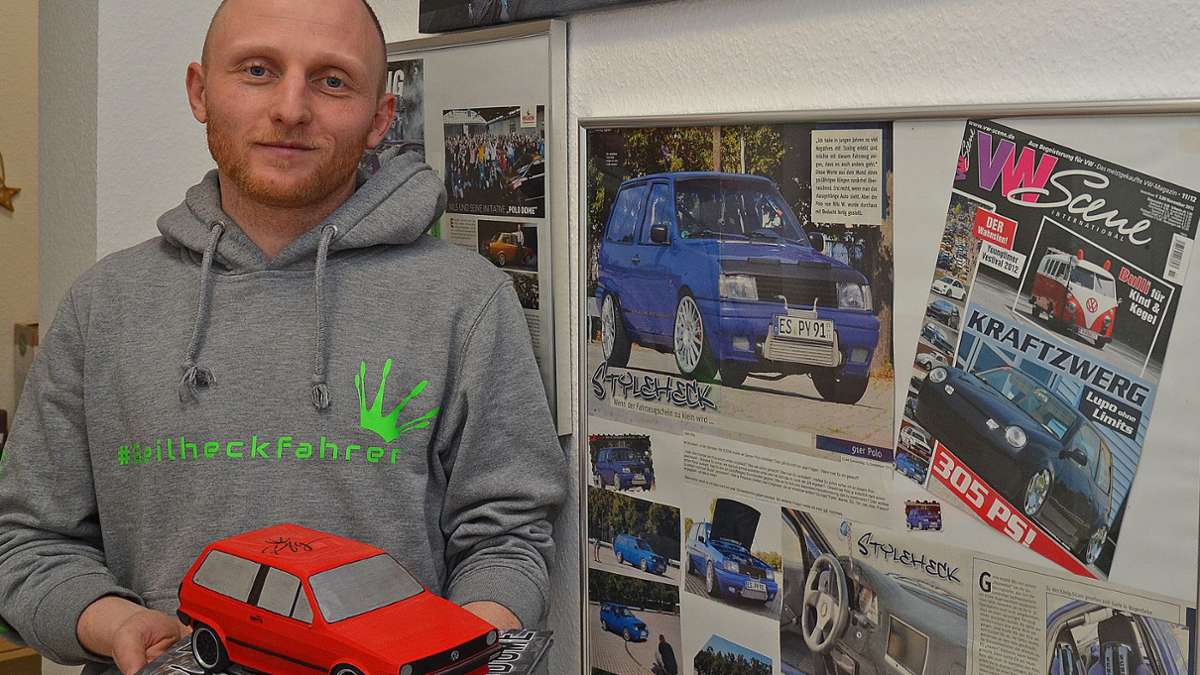 Polo-Fan aus dem Kreis Esslingen: Ein Traum für Autoschrauber in Bronze, Rot und Grün