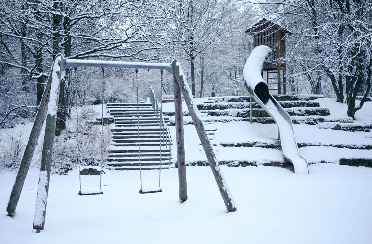 Da es im vergangenen Jahr fast kaum geschneit hat in Stuttgart, wirkt dieser Winter besonders weiß.