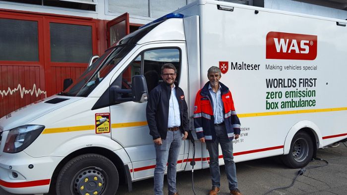 Weltweit erster Elektro-Rettungswagen im Einsatz
