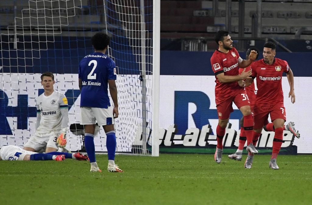 Remis bei Schalke 04: Bayer Leverkusen erobert Champions-League-Platz