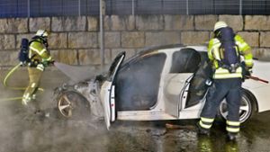 BMW ausgebrannt