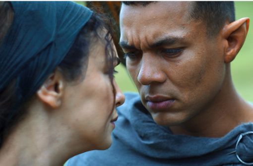 Nazanin Boniadi und  Ismael Cruz Córdova in „Der Herr der Ringe“ Foto: Amazon Studios