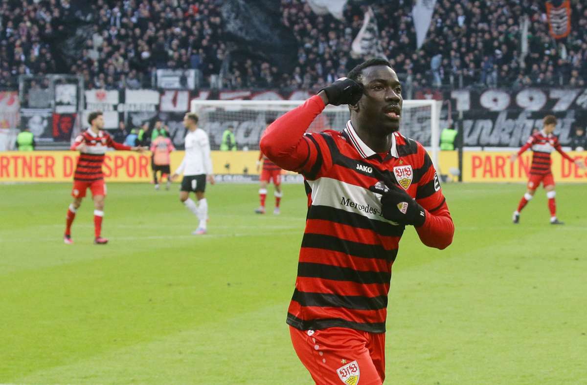 Sicherte dem VfB einen Punkt in Frankfurt: Silas Katompa.