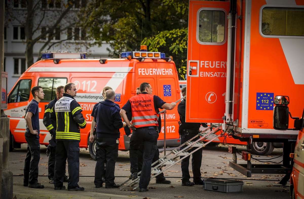 Feuerwehreinsatz in Stuttgart: Verletzte bei Brand auf Psychiatrie-Toilette