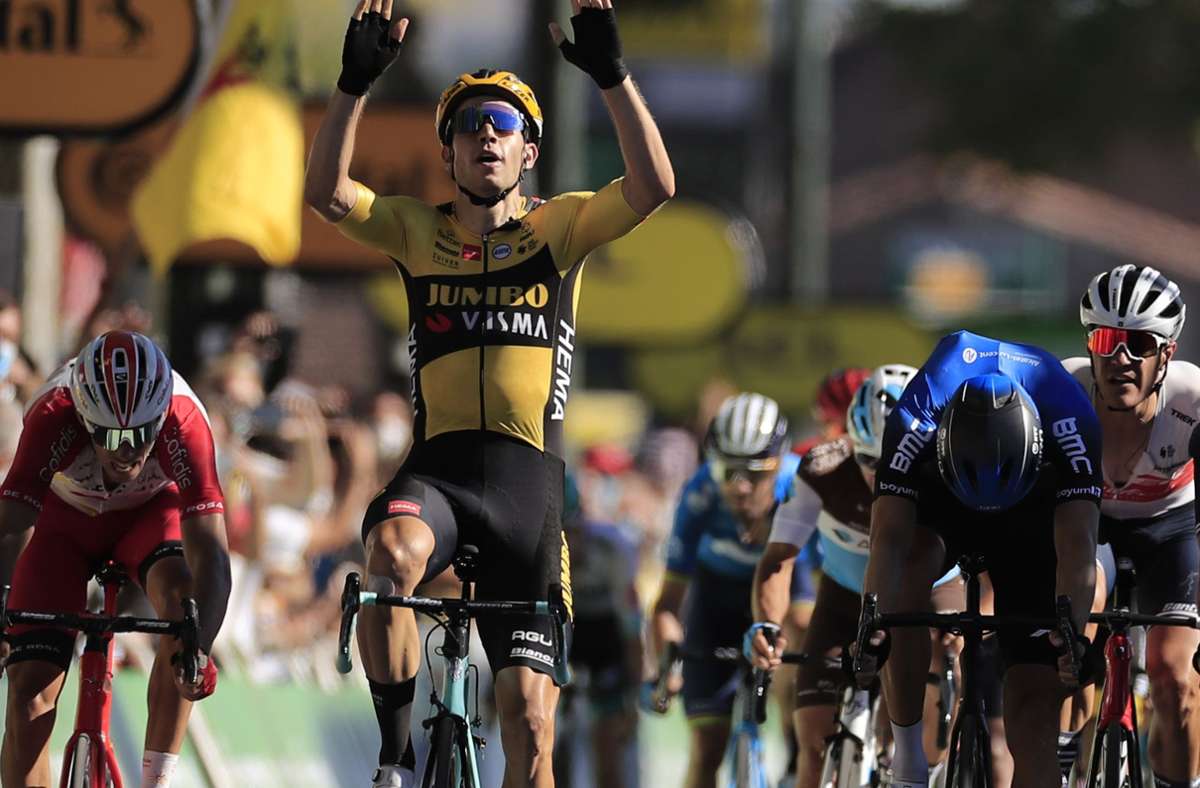Tour de France: Van Aert gewinnt siebte Etappe - Bora-Team überrascht das Feld