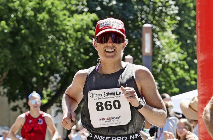 Schnellste Frau beim EZ-Lauf: Interview mit Kristin Buser: Kampf mit der Hitze