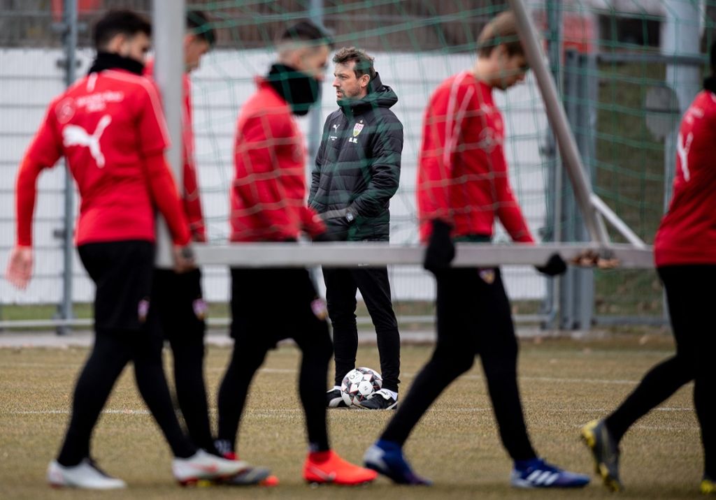 Hat VfB-Trainer Markus Weinzierl ein Endspiel gegen Leipzig?: «Nicht selbst zerfleischen»