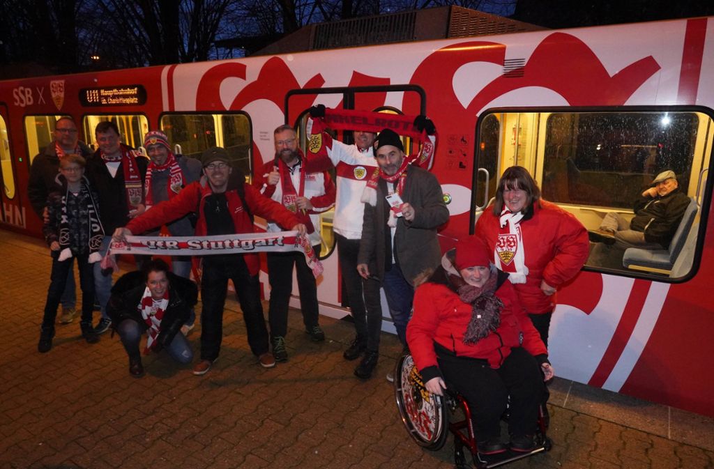Mit der VfB-Fanbahn zum Stadion: Nicht nur Matarazzo feiert gegen Heidenheim Premiere