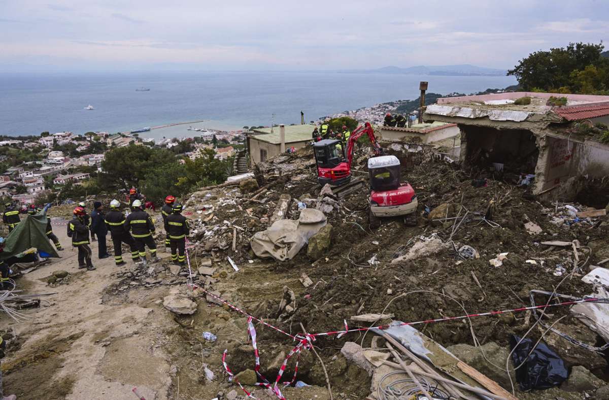 Unwetter auf Ischia: Opferzahl nach Erdrutsch in Italien steigt auf elf