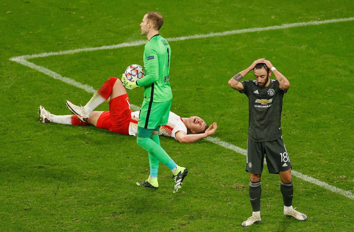 Leipzig im Achtelfinale: RB gewinnt gegen Manchester United