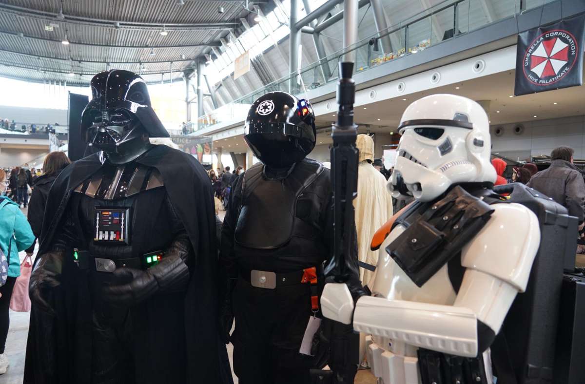 Darth Vader stattete der Comic Con  auch einen Besuch ab.